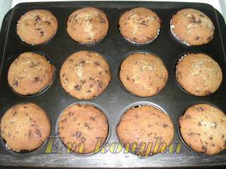 Csokis-banános muffin 8