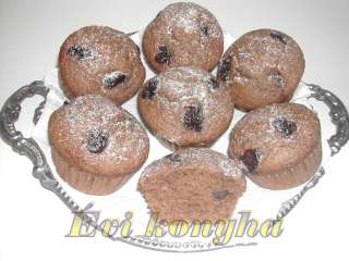 Kakaós-meggyes muffin 12
