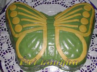 Marcipán pillangó torta - csokikrémes-gesztenyés 13